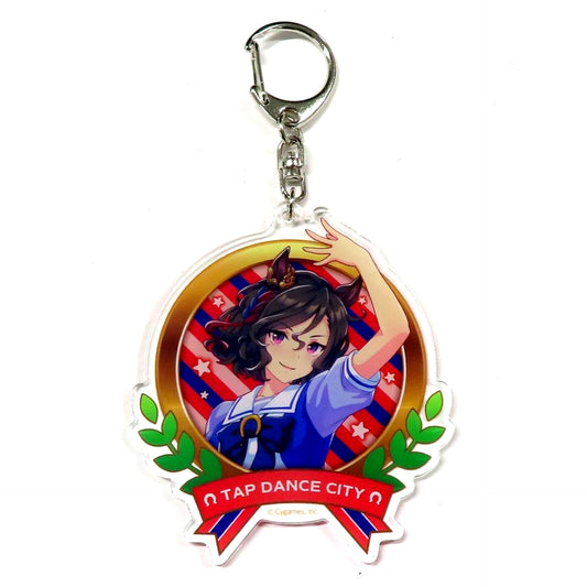 Tap Dance City School Uniform Ver. Official Acrylic Keychain Uma Musume Pretty Derby [USED]