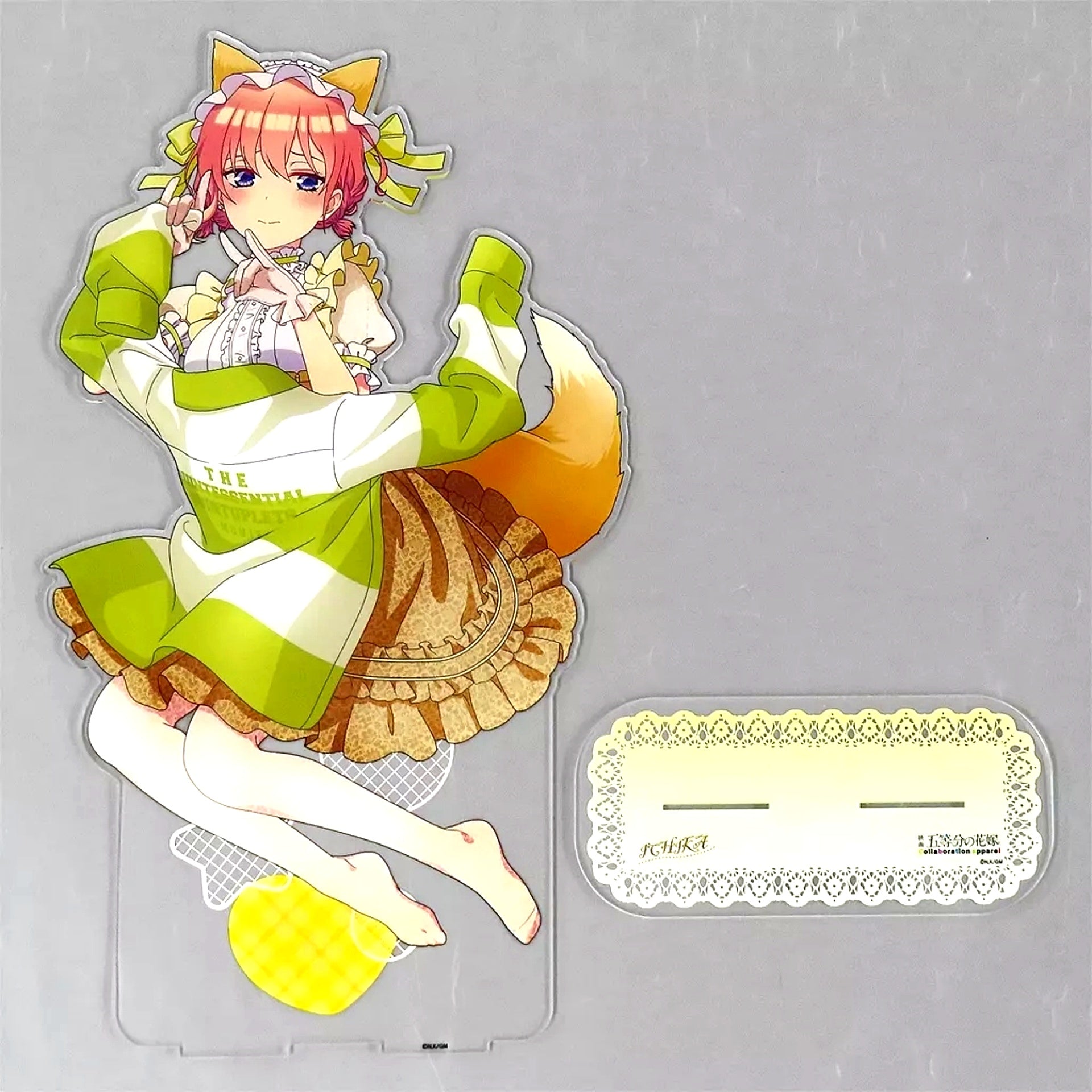 Ichika Nakano Illustration A The Quintessential Quintuplets BIG Acrylic Stand Open Rugby Shirt Purchase Bonus UNDERGROUNDCIRCUS [USED]