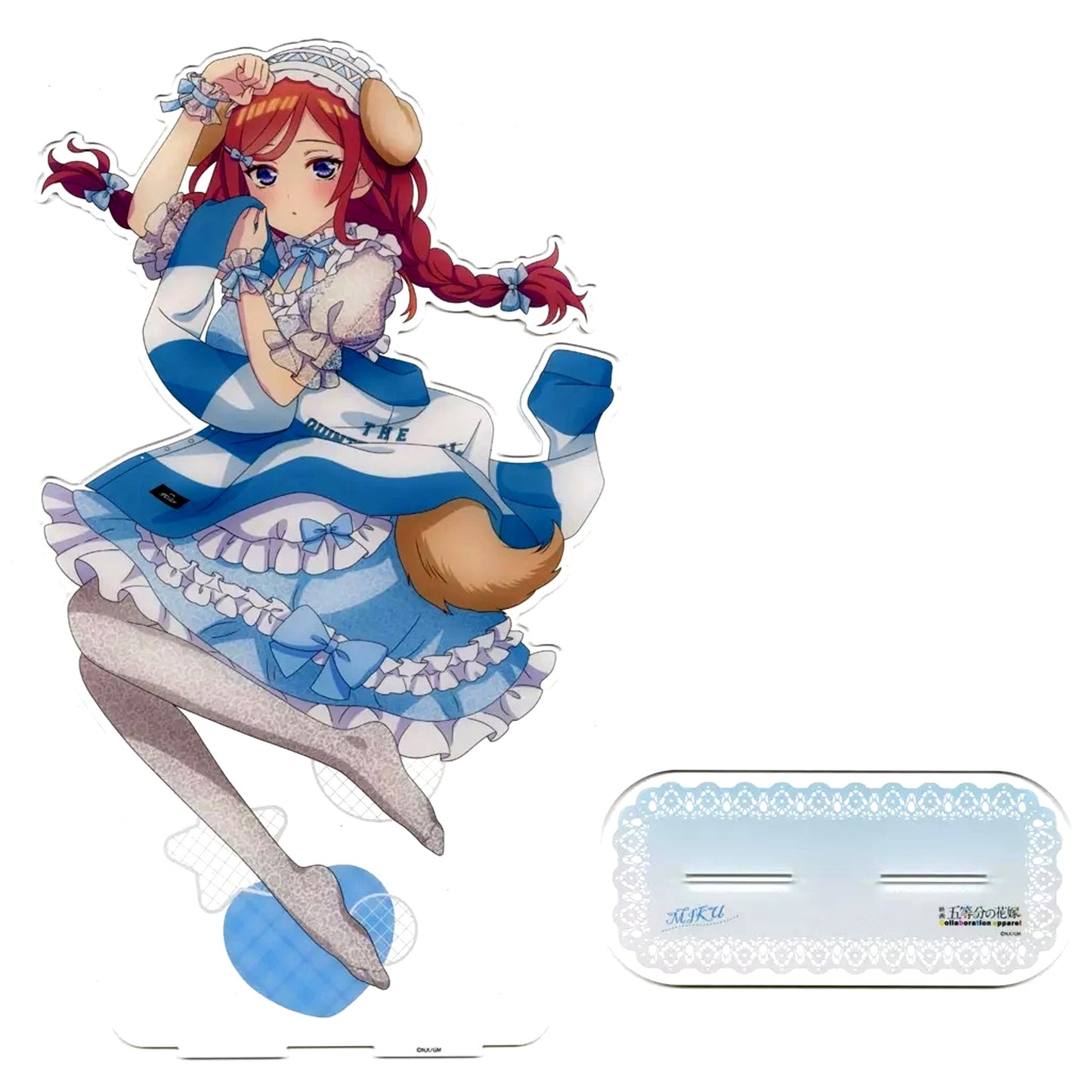 Miku Nakano The Quintessential Quintuplets Illustration A BIG Acrylic Stand x UNDERGROUNDCIRCUS Open Rugby Shirt Purchase Bonus [USED]