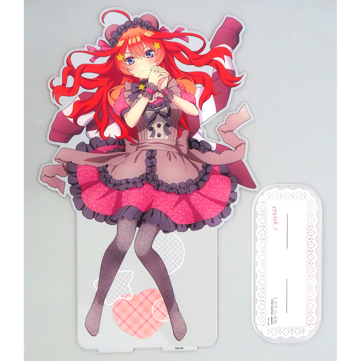 Itsuki Nakano The Quintessential Quintuplets Illustration A BIG Acrylic Stand x UNDERGROUNDCIRCUS Open Rugby Shirt Purchase Bonus [USED]
