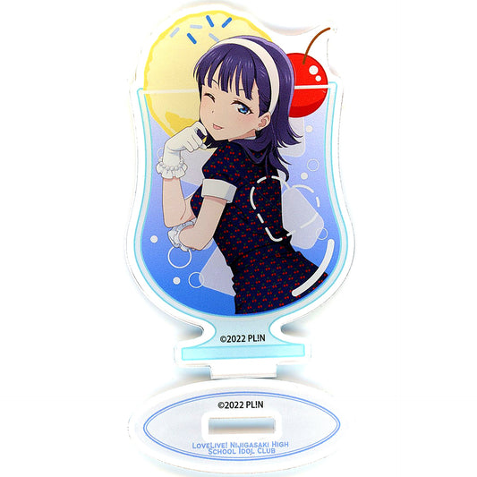 Karin Asaka Trading Acrylic Stand Love Live! Nijigasaki High School Idol Club DECKS Tokyo Beach x Anique Retro Party [USED]