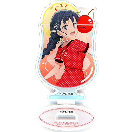 Setsuna Yuki Trading Acrylic Stand Love Live! Nijigasaki High School Idol Club DECKS Tokyo Beach x Anique Retro Party [USED]