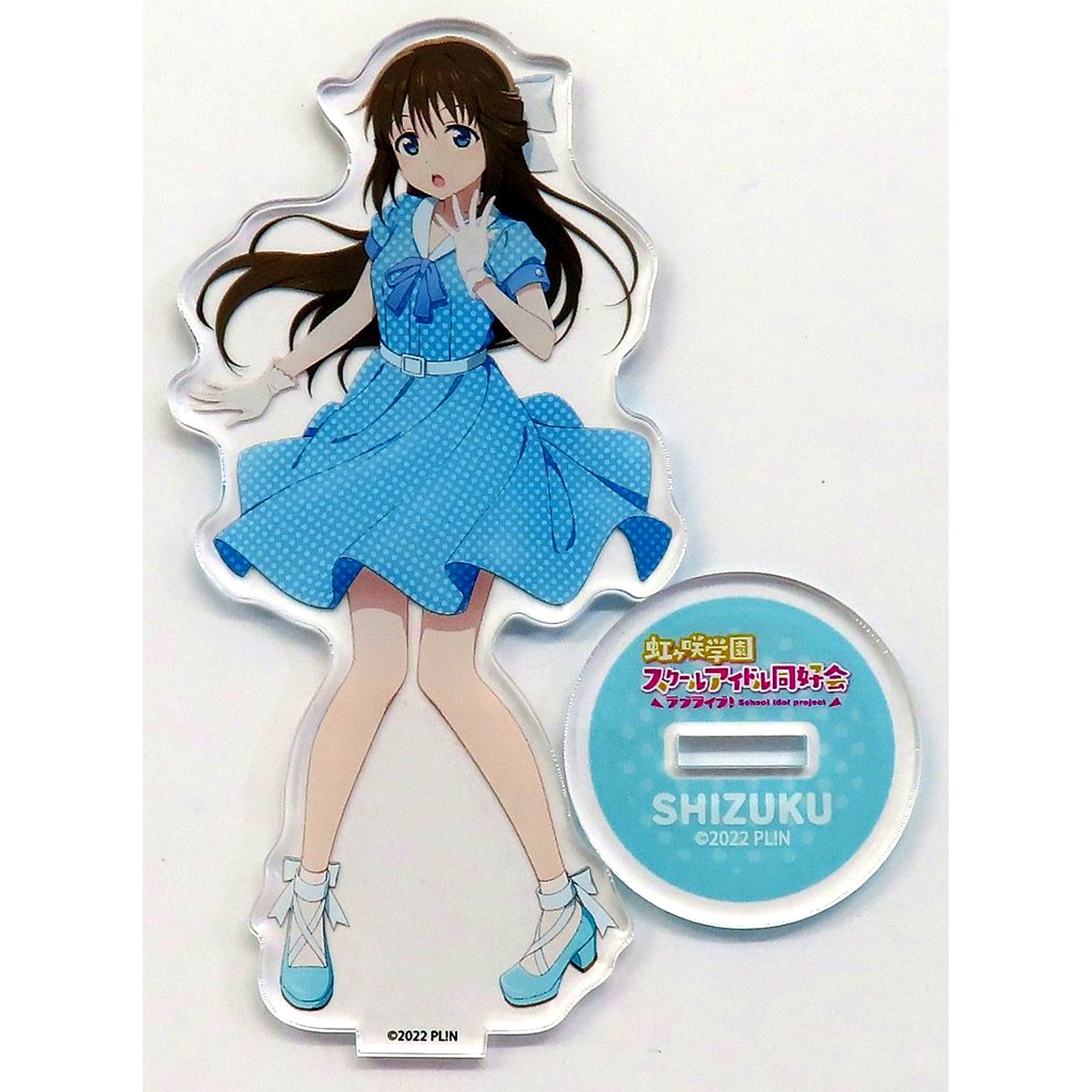 Shizuku Osaka Acrylic Stand DECKS Tokyo Beach x Love Live! Nijigasaki High School Idol Club x Anique Nijigaku Retro After School Candy Store Party [USED]