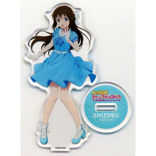 Shizuku Osaka Acrylic Stand DECKS Tokyo Beach x Love Live! Nijigasaki High School Idol Club x Anique Nijigaku Retro After School Candy Store Party [USED]