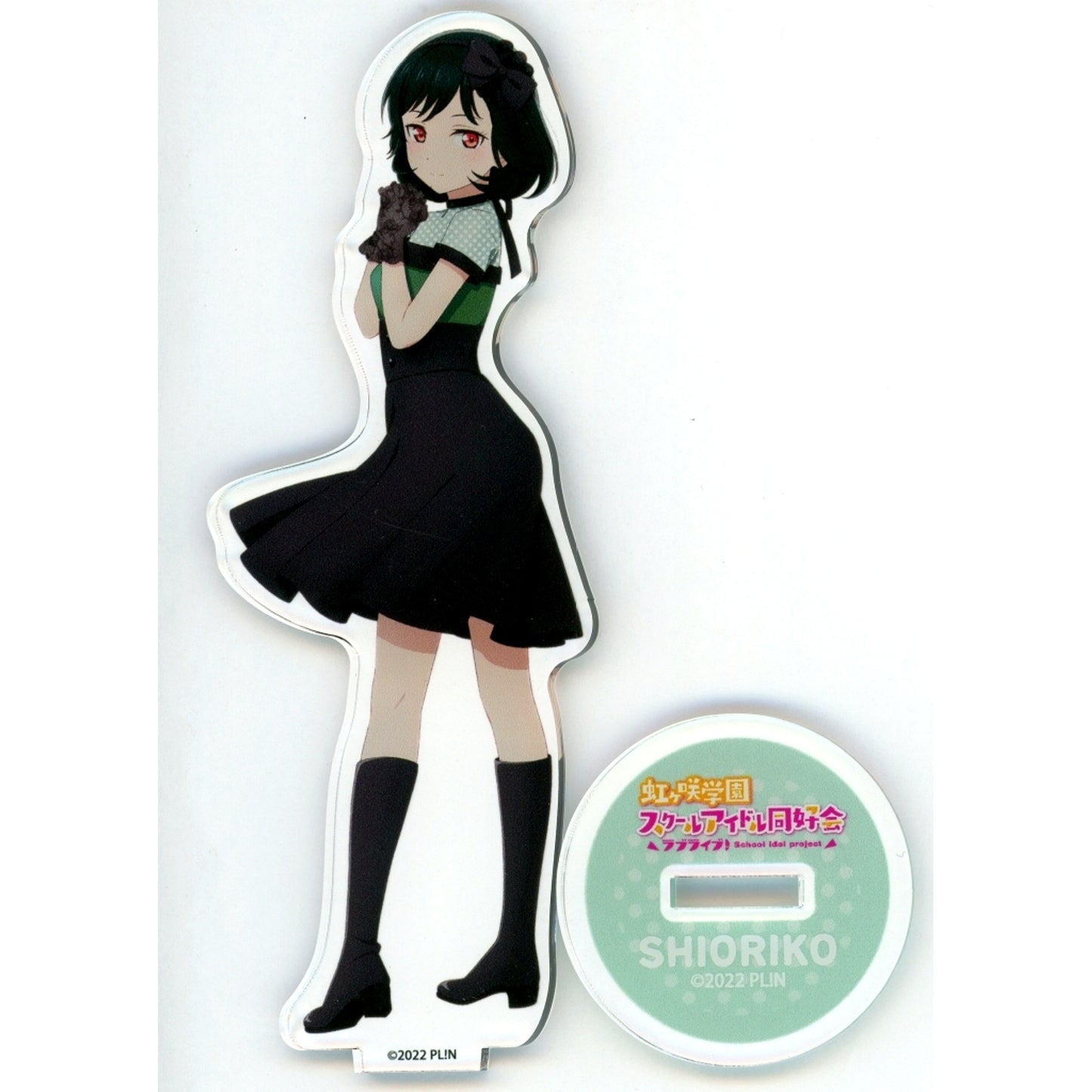 Shioriko Mifune Acrylic Stand DECKS Tokyo Beach x Love Live! Nijigasaki High School Idol Club x Anique Retro After-School Candy Shop Party [USED]