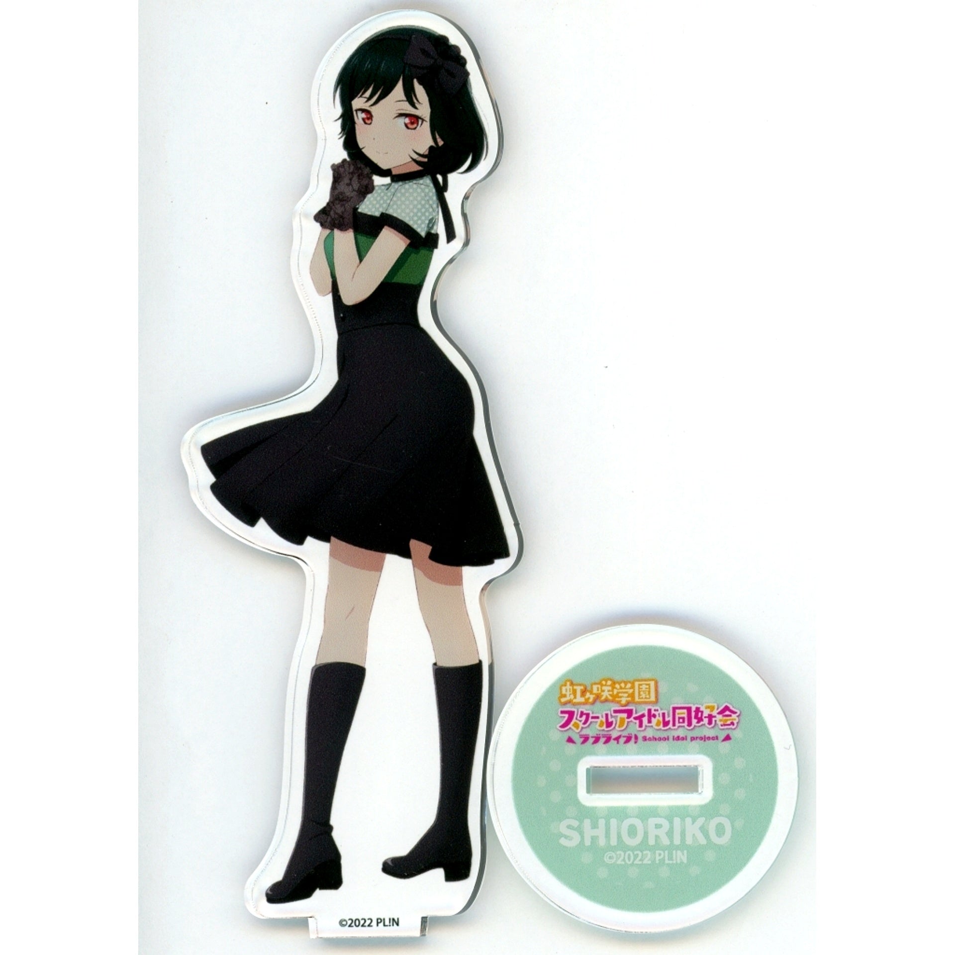 Shioriko Mifune Acrylic Stand DECKS Tokyo Beach x Love Live! Nijigasaki High School Idol Club x Anique Retro After-School Candy Shop Party [USED]