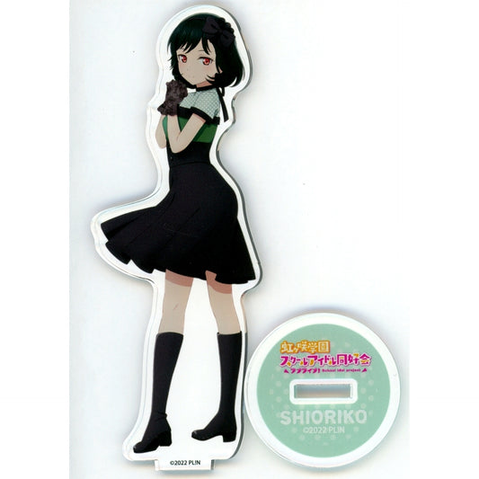 Shioriko Mifune Acrylic Stand DECKS Tokyo Beach x Love Live! Nijigasaki High School Idol Club x Anique Retro After-School Candy Shop Party [USED]