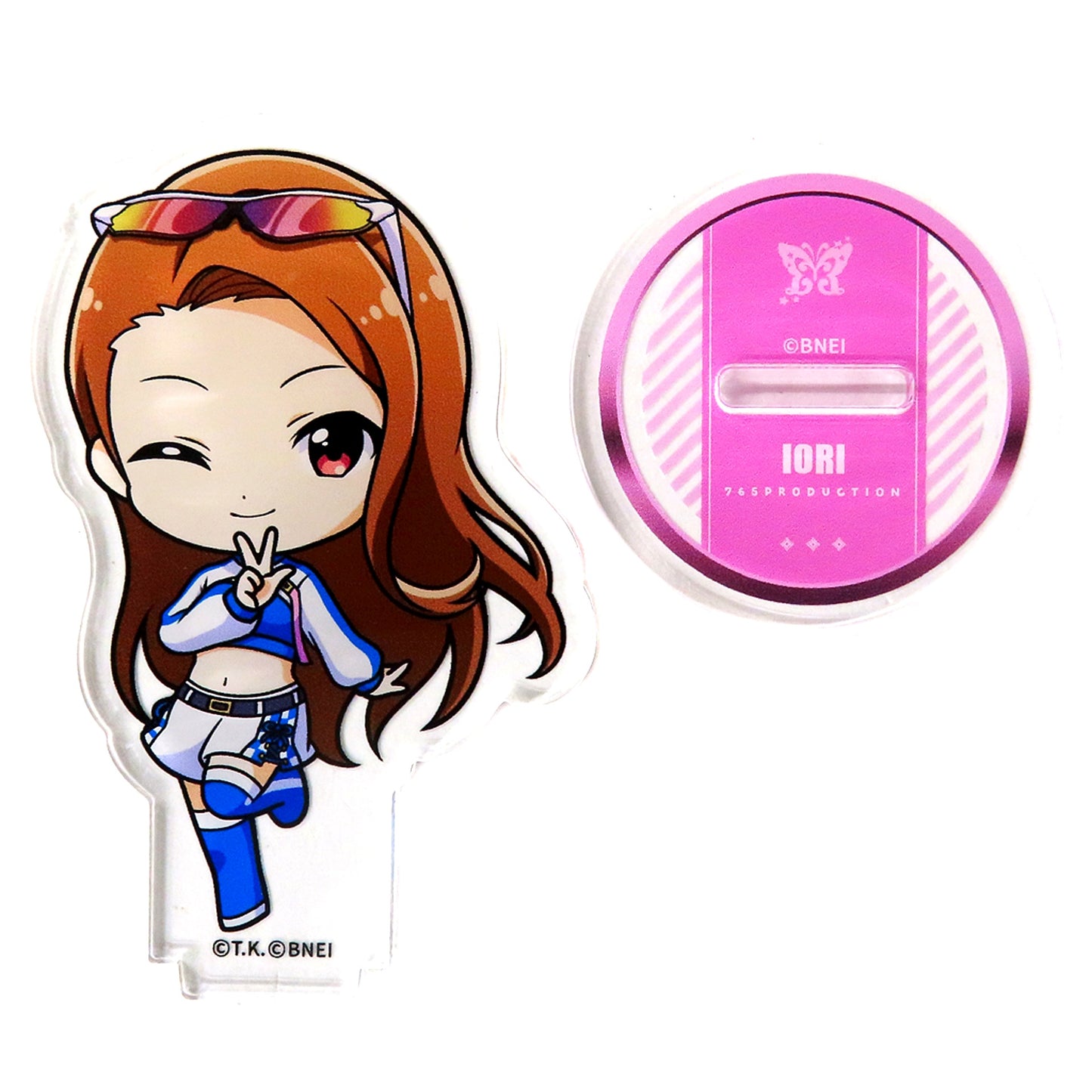 Iori Minase Idolmaster Million Live! x Sofmap Grid M@rch Festival 3rd Trading Mini Character Acrylic Stand [USED]
