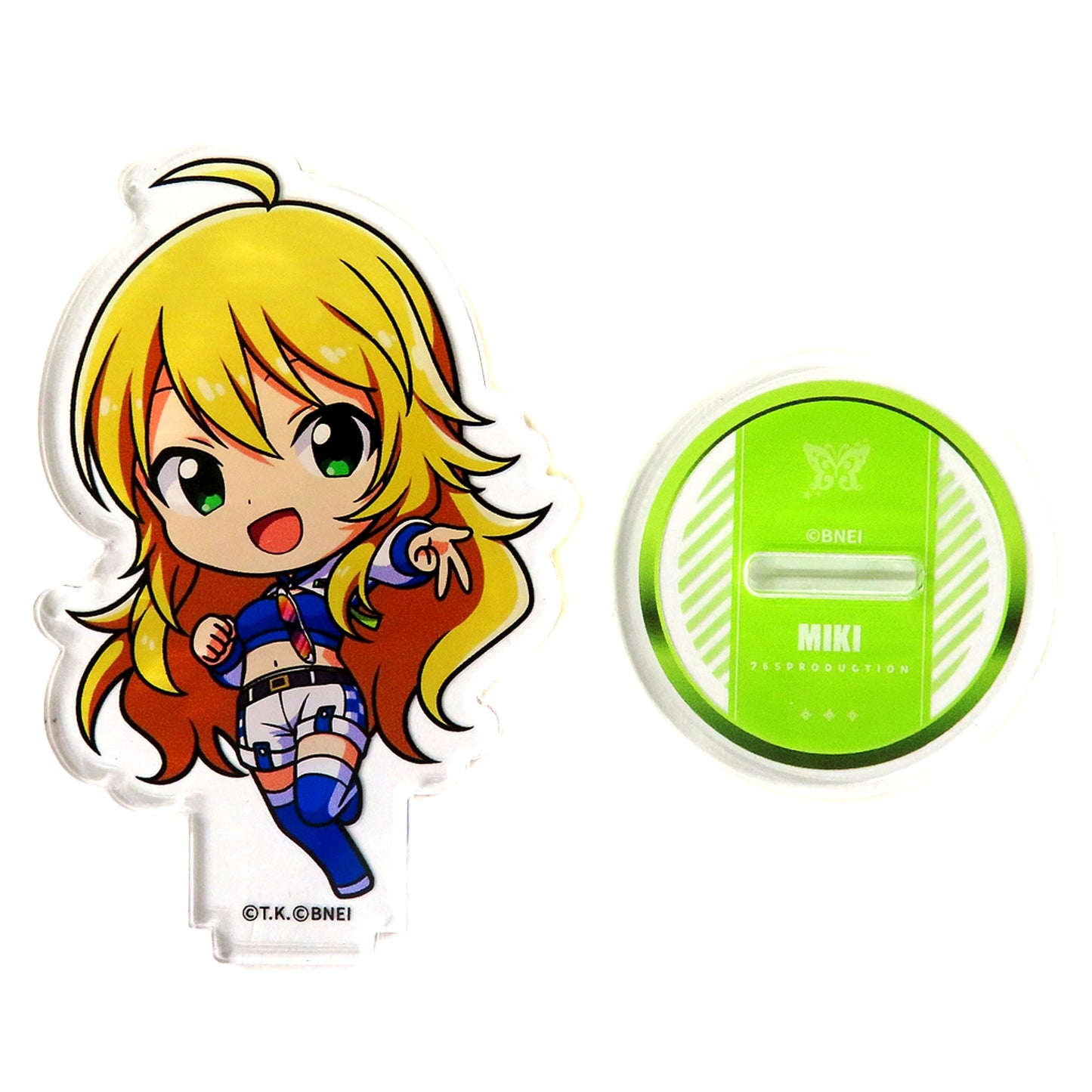 Miki Hoshii Trading Mini Character Acrylic Stand The Idolmaster Million Live! x Sofmap Grid March Festival 3rd [USED]