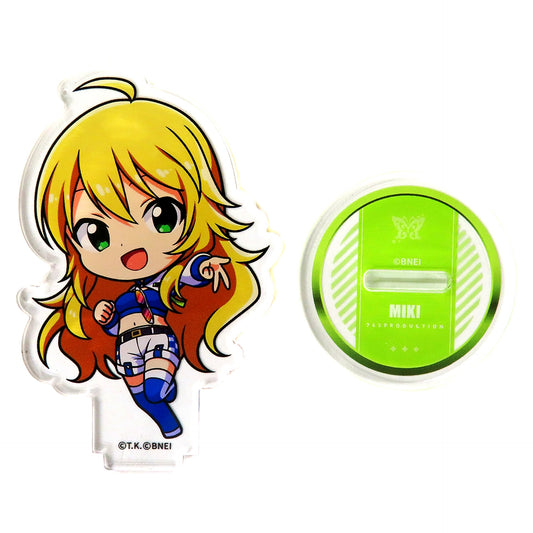 Miki Hoshii Trading Mini Character Acrylic Stand The Idolmaster Million Live! x Sofmap Grid March Festival 3rd [USED]