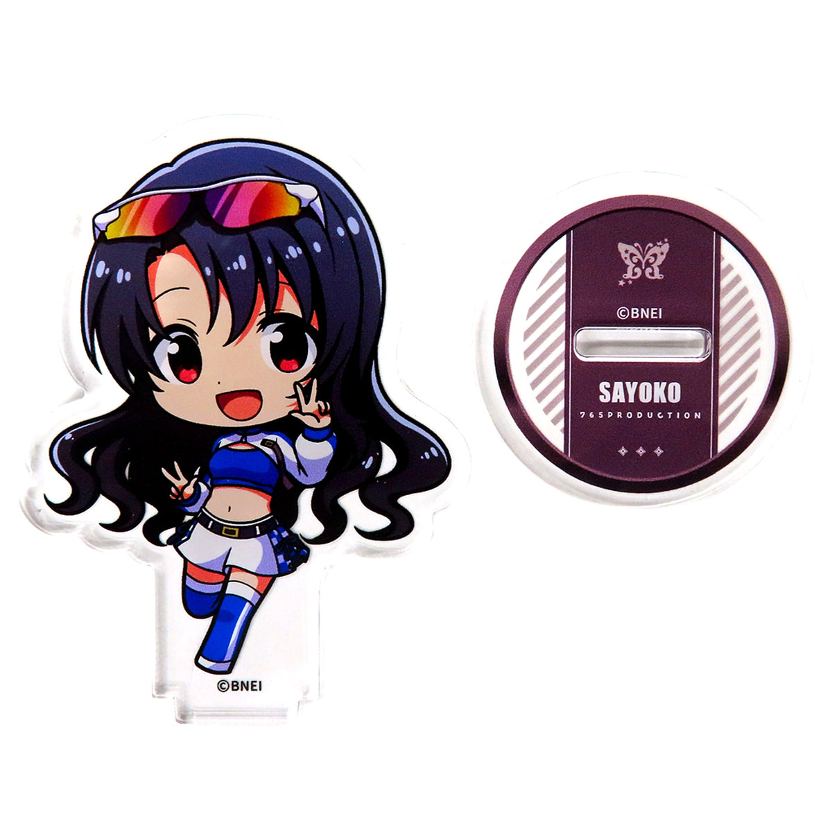 Sayoko Takayama Idolmaster Million Live Sofmap GRID MARCH FESTIVAL 3rd Trading Mini Character Acrylic Stand [USED]