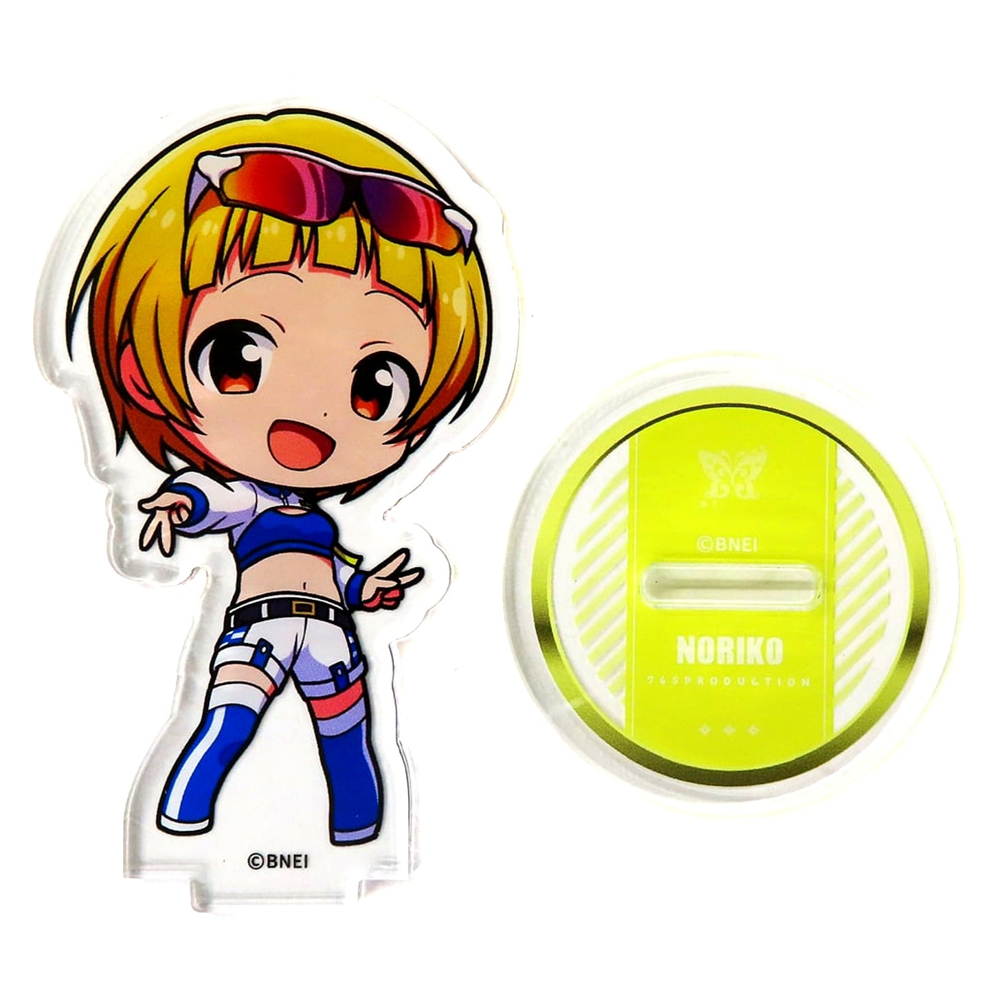 Noriko Fukuda THE IDOLM@STER Million Live! Trading Mini Character Acrylic Stand Sofmap GRID M@RCH FESTIVAL 3rd [USED]
