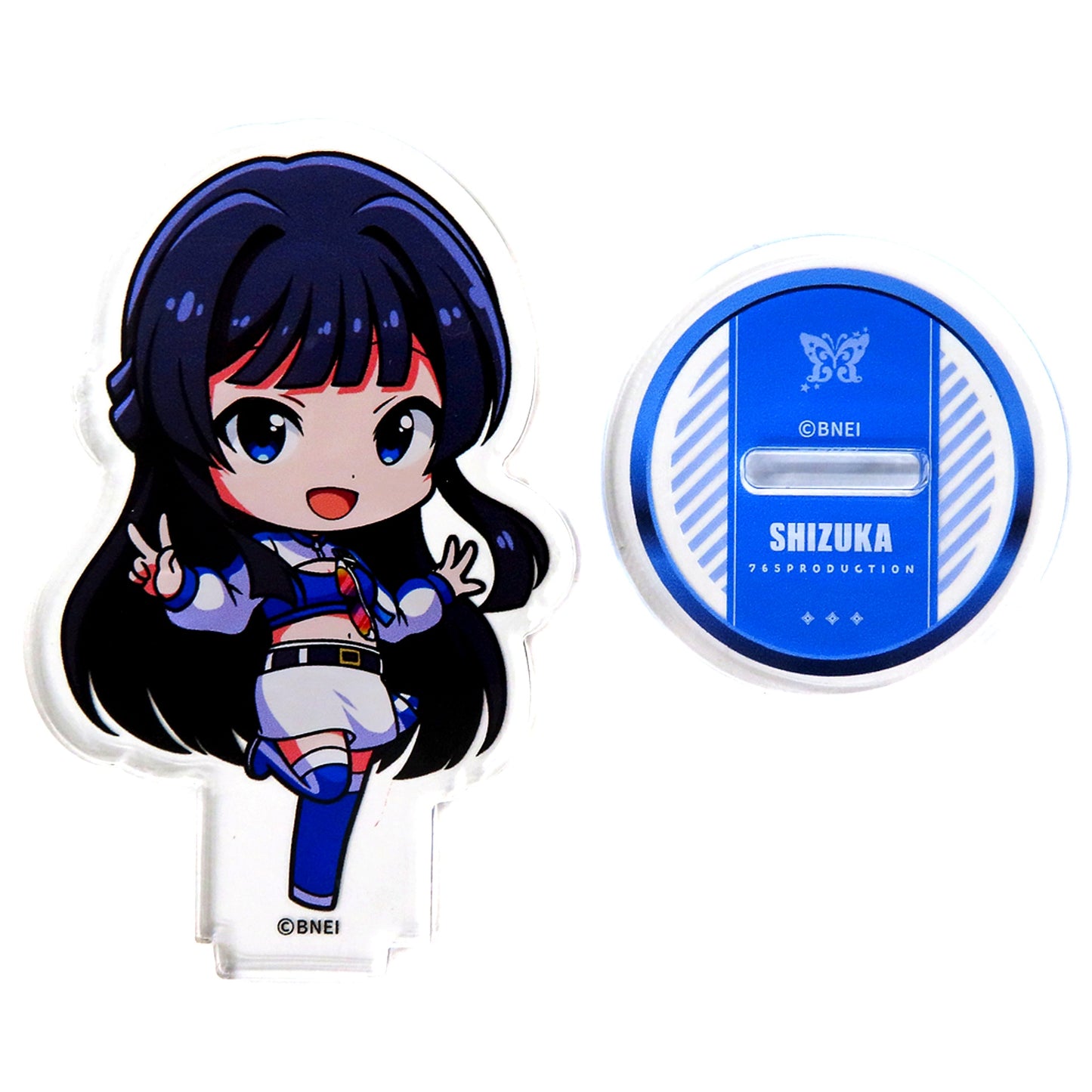 Shizuka Mogami THE IDOLM@STER MILLION LIVE! Trading Mini Chara Acrylic Stand Sofmap GRID MARCH FESTIVAL 3rd [USED]