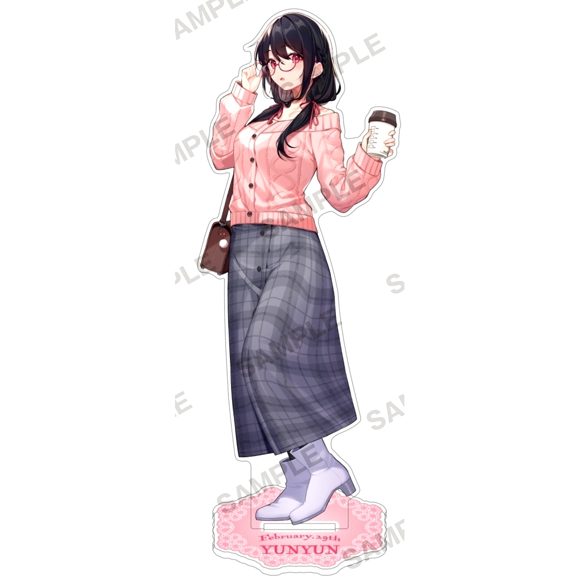 Yunyun Birthday Festival 2023 Illustration Acrylic Stand KonoSuba: God's Blessing on this Wonderful World! [USED]