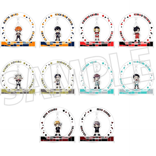 Set of 10 Haikyu!! Swaying Acrylic Stand Collection [USED]