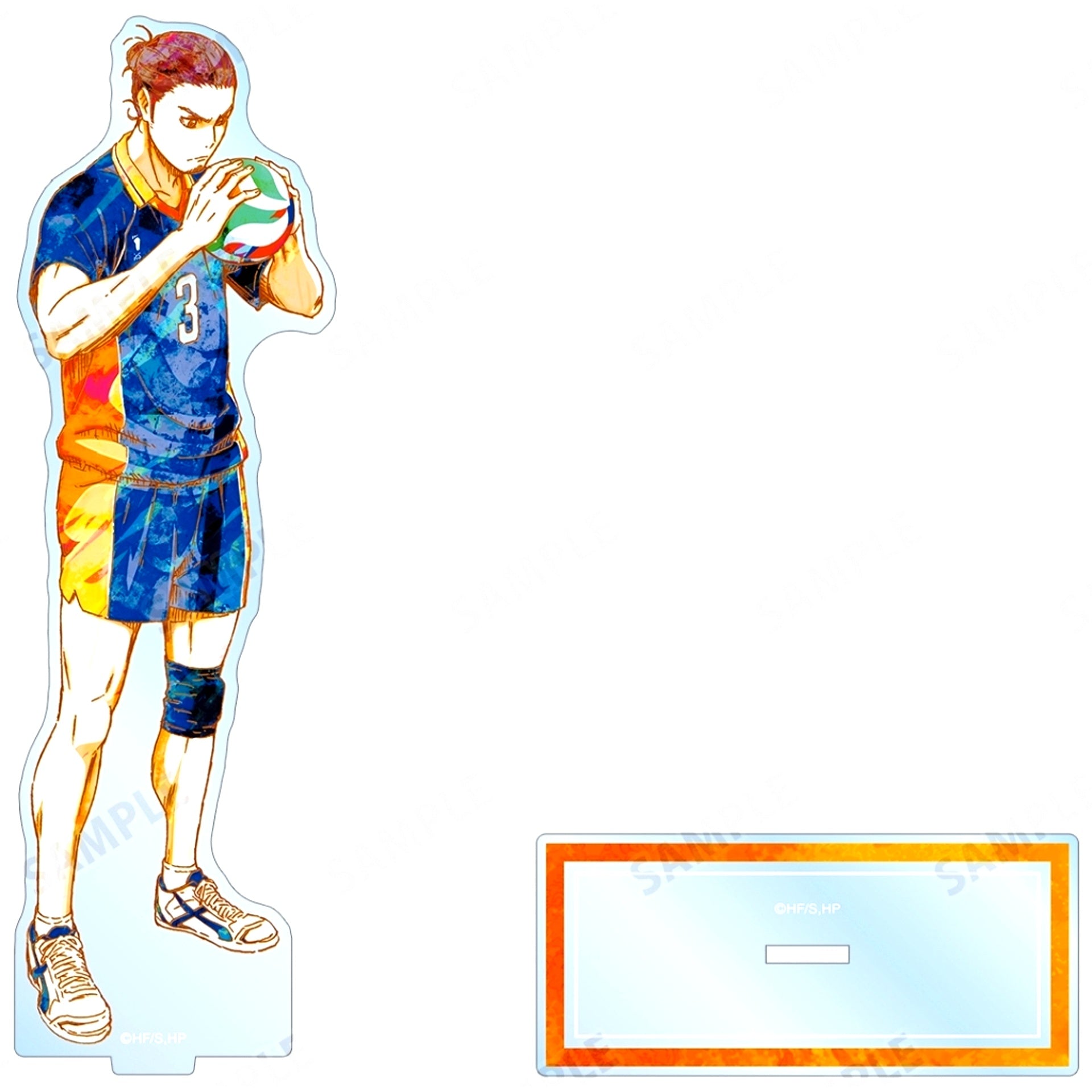 Asahi Azumane Ani-Art Vol. 2 BIG Acrylic Stand Haikyu!! [USED]