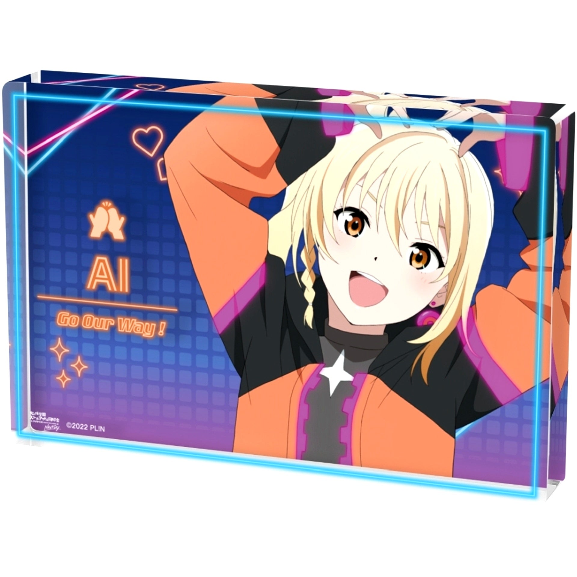 Ai Miyashita Go Our Way! Acrylic Block Love Live! Nijigasaki High School Idol Club NEXT SKY [USED]