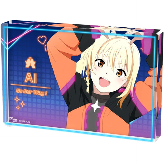 Ai Miyashita Go Our Way! Acrylic Block Love Live! Nijigasaki High School Idol Club NEXT SKY [USED]