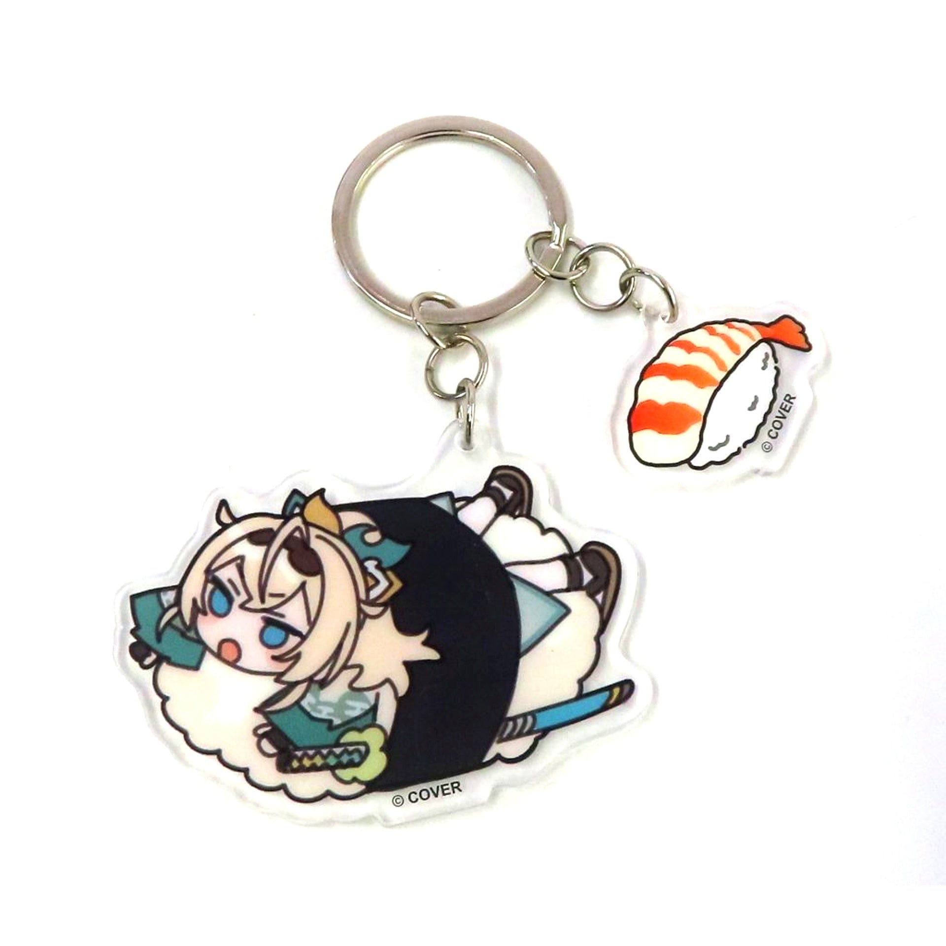 Kazama Iroha hololive Acrylic Keychain Holo no Graffiti Holo Sushi Goods Series [USED]