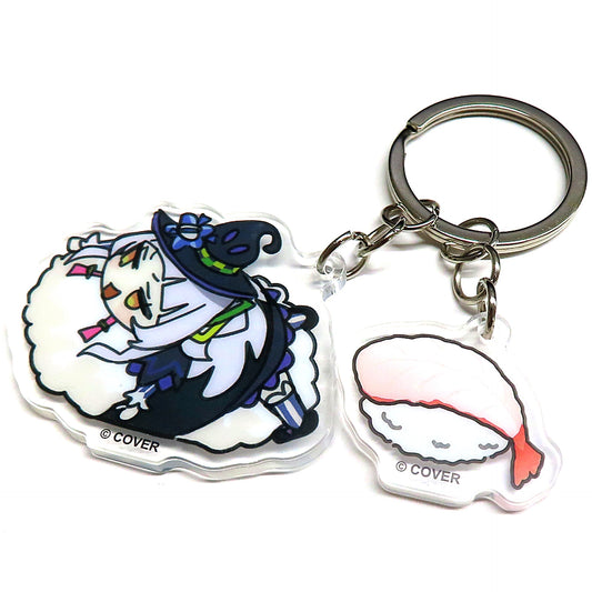 Murasaki Shion Hololive Holo Graffiti Holo Sushi Goods Series Acrylic Keychain [USED]