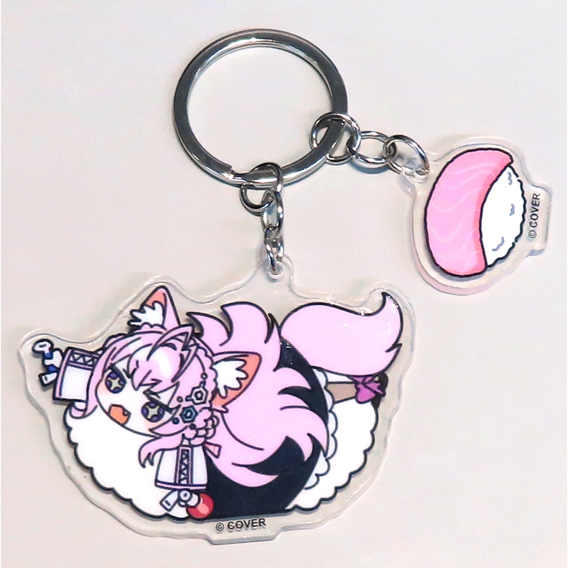 Hakui Koyori hololive Acrylic Keychain Holo no Graffiti Holo Sushi Goods Series [USED]