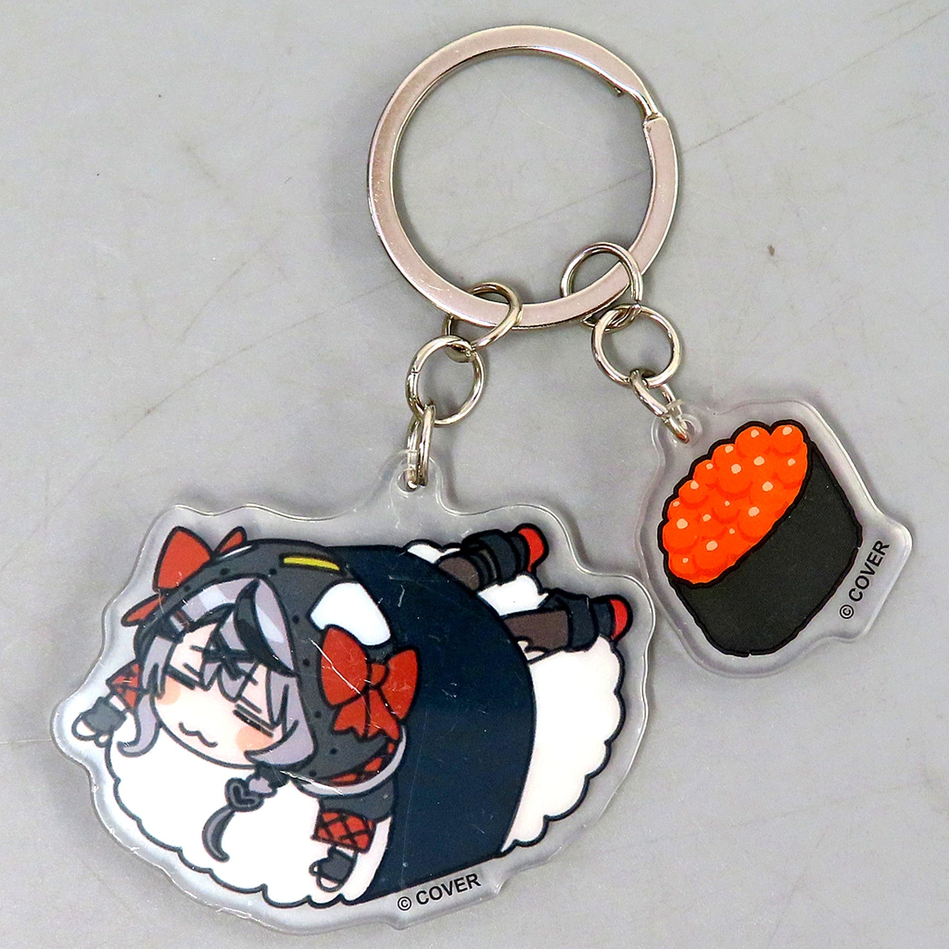 Sakamata Chloe hololive Acrylic Keychain Holo no Graffiti Holo Sushi Goods Series [USED]