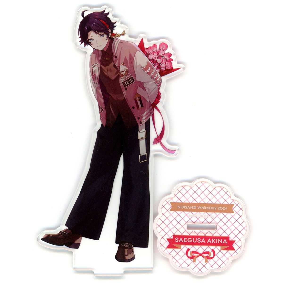 Saegusa Akina Virtual YouTuber Nijisanji Acrylic Stand and NIJISANJI EN NIJISANJI White Day Goods 2024 [USED]