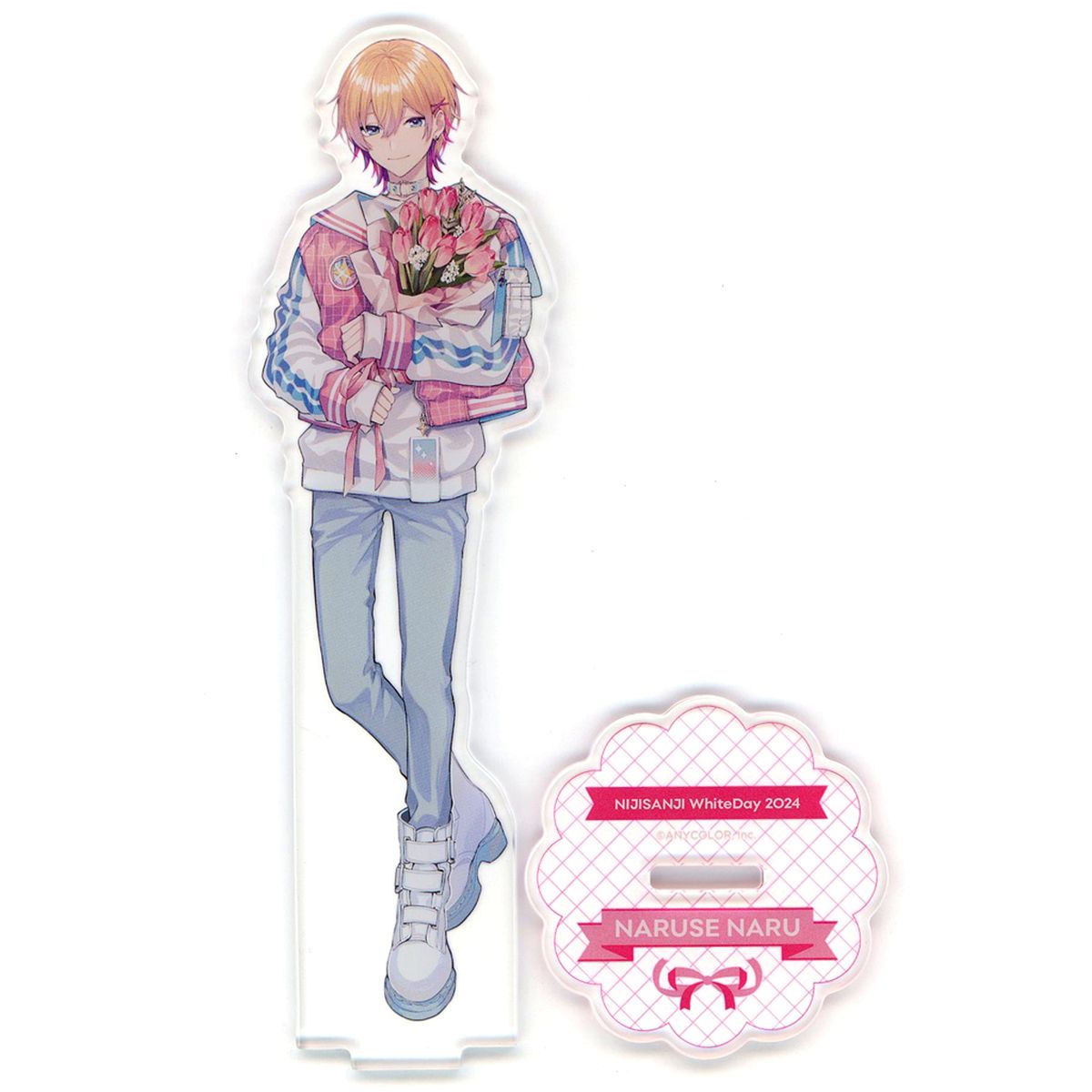Naruse Naru Virtual YouTuber Nijisanji Acrylic Stand and NIJISANJI EN NIJISANJI White Day Goods 2024 [USED]