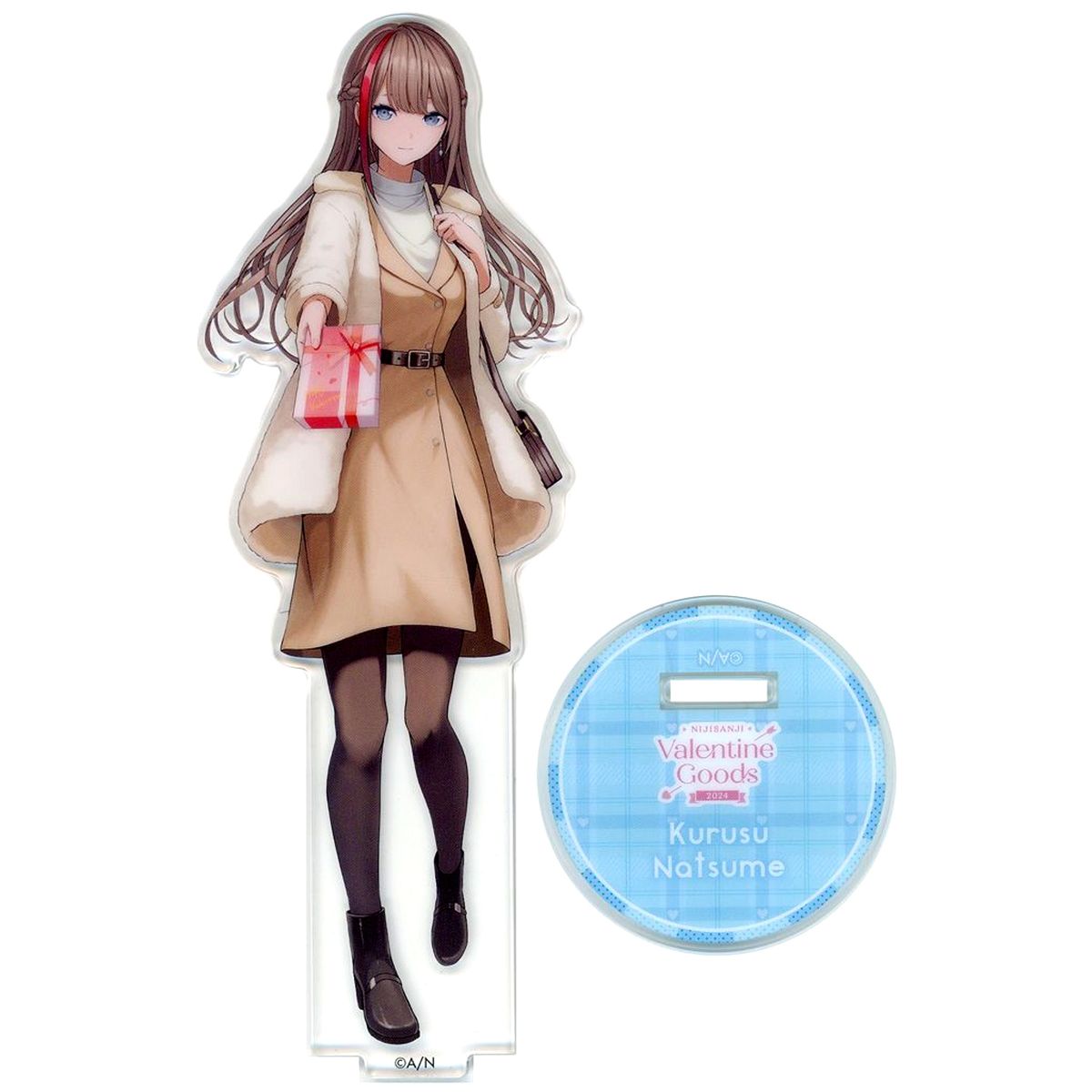 Kurusu Natsume Acrylic Stand Virtual YouTuber Nijisanji and NIJISANJI EN NIJISANJI Valentine Goods 2024 [USED]