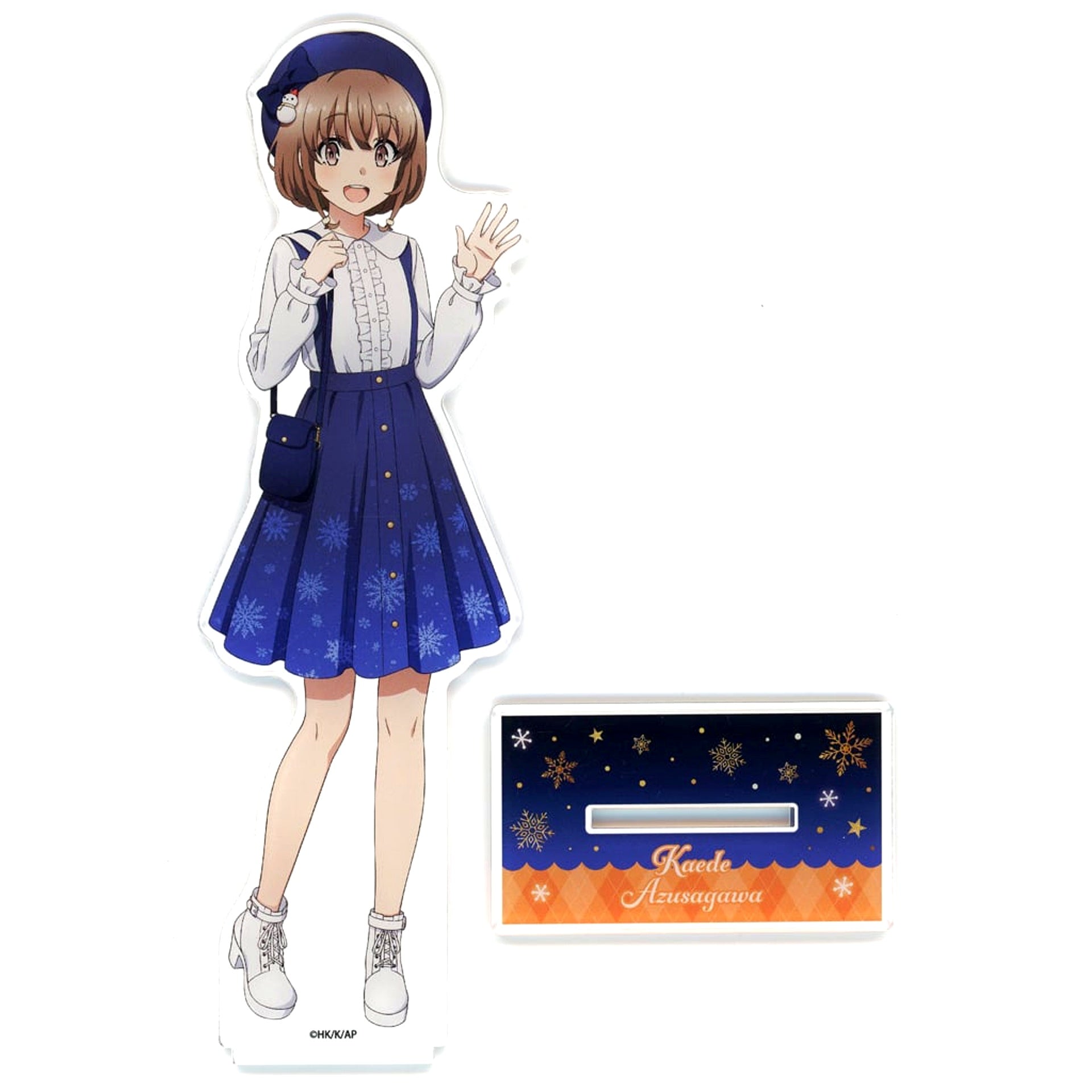 Kaede Azusagawa Snow Ver. Rascal Does Not Dream of a Knapsack Kid POP UP STORE in Gamers Huge Acrylic Stand [USED]