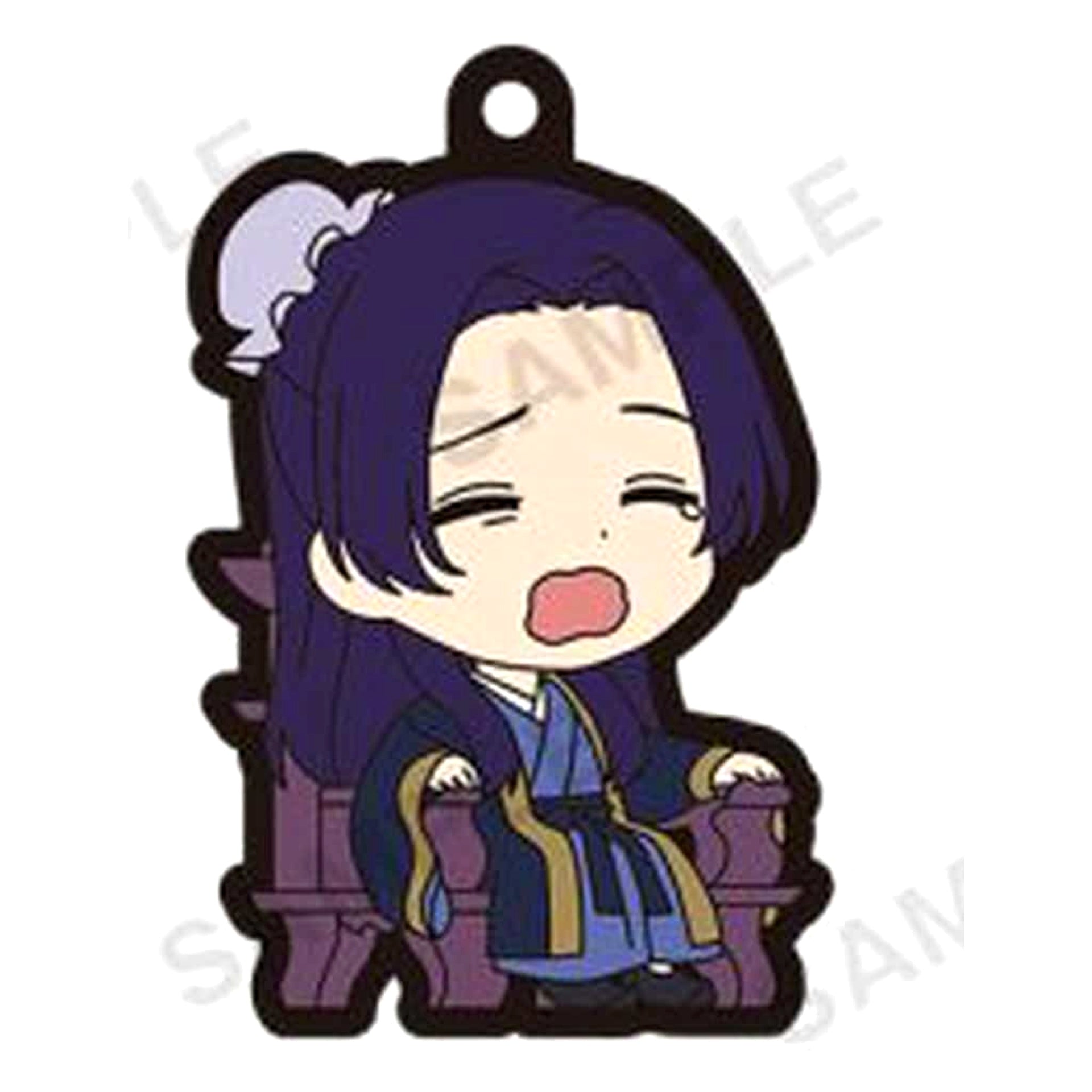 The Apothecary Diaries Jinshi Yawning Capsule Rubber Strap Keychains [USED]