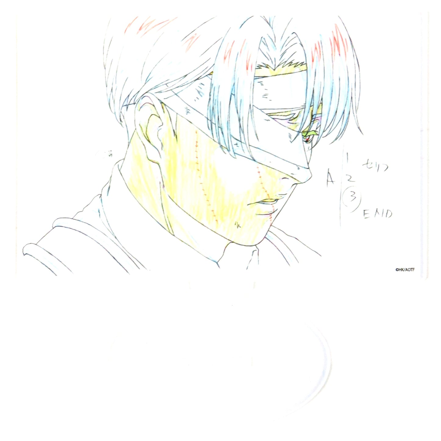 Levi Ackerman Attack on Titan The Final Season MAPPA x TSUTAYA Key Animation Acrylic Stand [USED]