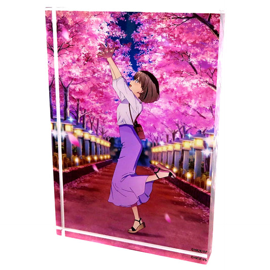 Kaede Azusagawa Special Visual Acrylic Block Rascal Does Not Dream of a School Memory Aobuta Exhibition [USED]