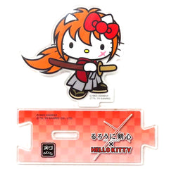 Kenshin Himura Sword Front Rurouni Kenshin x Hello Kitty Acrylic Stand [USED]