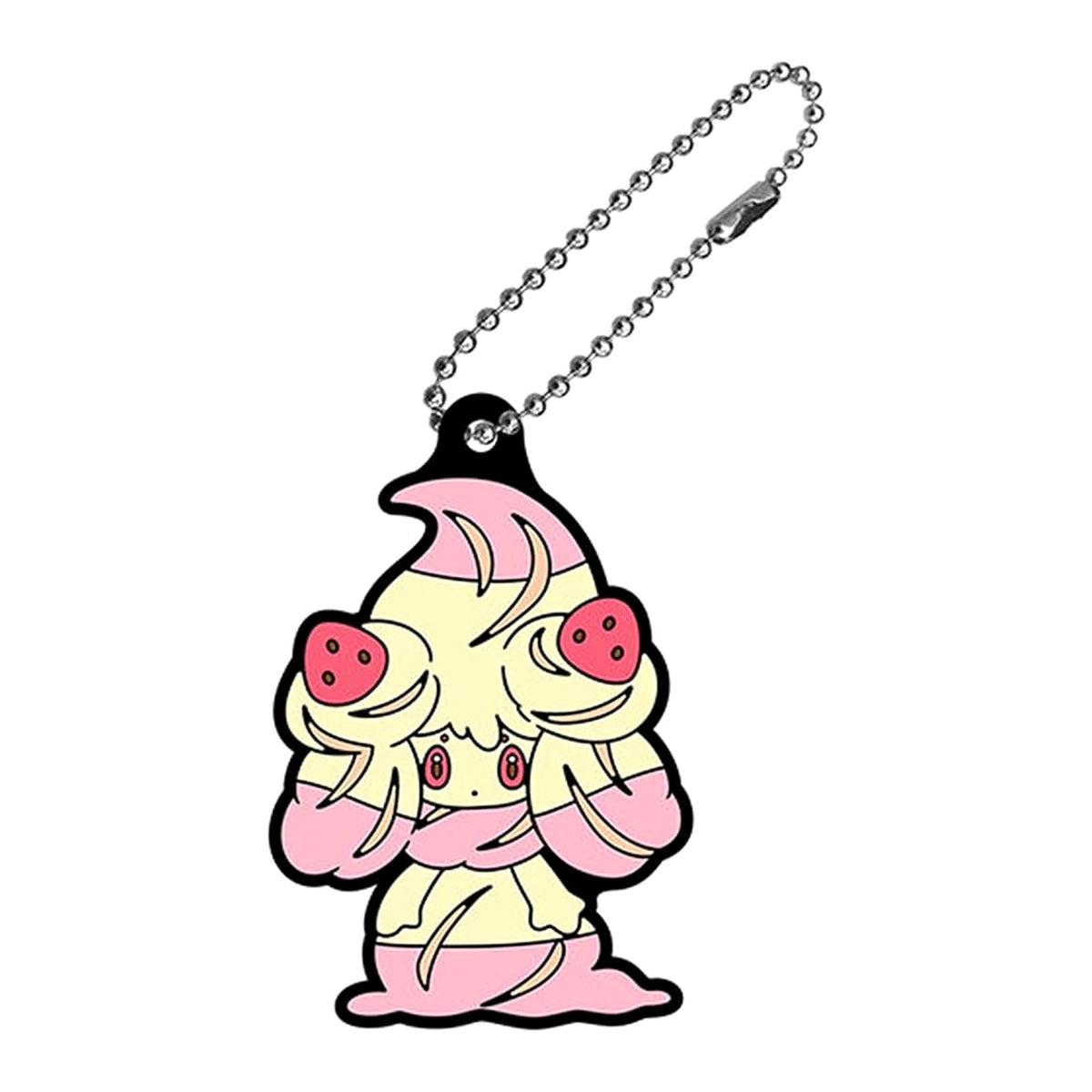 Pokemon Alcremie Ruby Mix Pokemon Rubber Mascot 24 Keychains [USED]