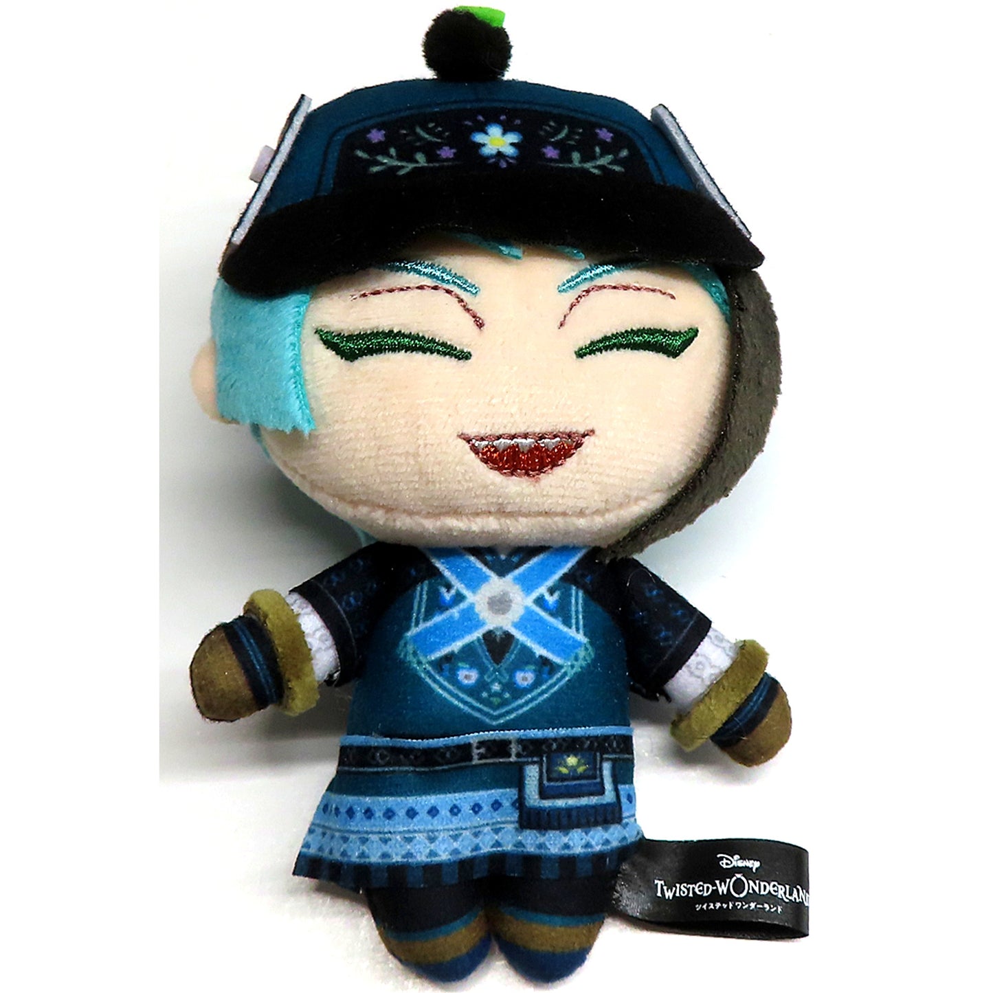 Jade Leech Disney Twisted-Wonderland Exhibition The World Born From Villains Event Outfit Ver. Made-to-Order Limited Mini Mini Plush Keychain [USED]