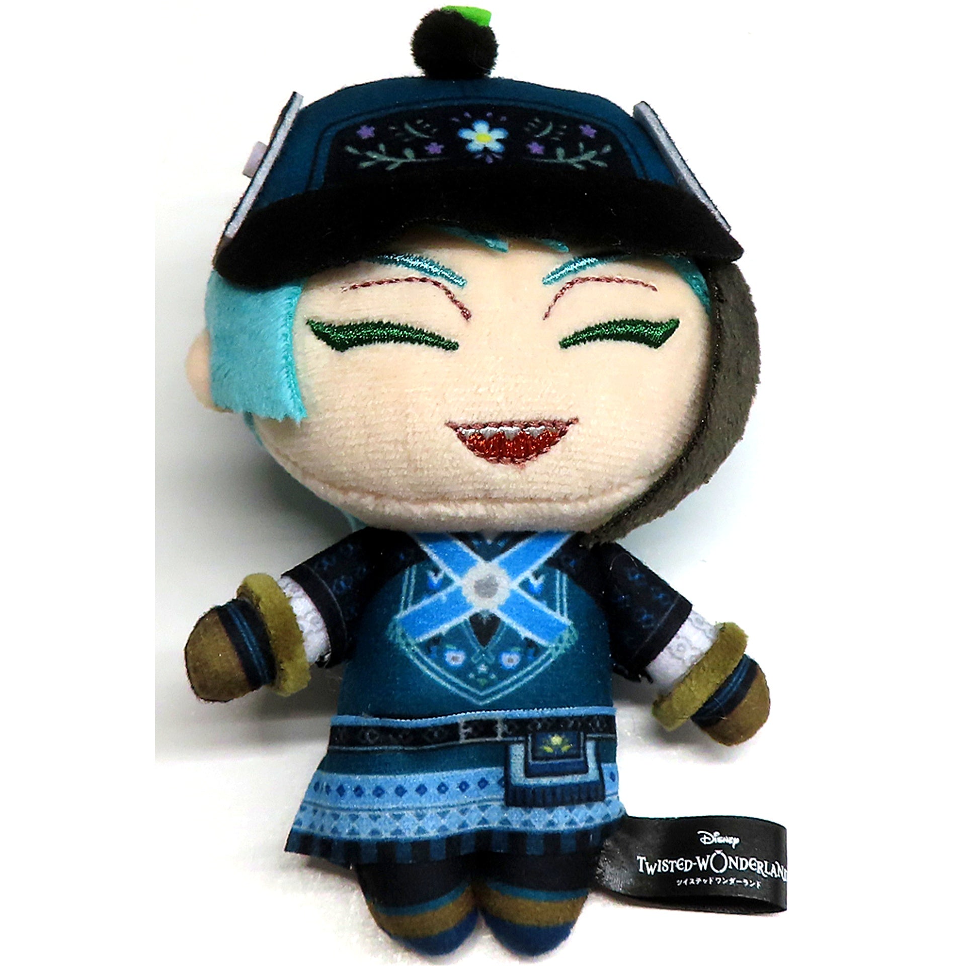 Jade Leech Disney Twisted-Wonderland Exhibition The World Born From Villains Event Outfit Ver. Made-to-Order Limited Mini Mini Plush Keychain [USED]