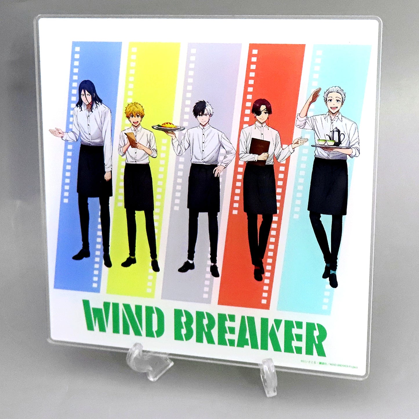 Group WIND BREAKER x TOWER RECORDS CAFE Acrylic Art Board [USED]
