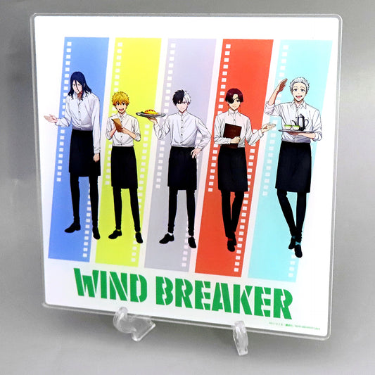Group WIND BREAKER x TOWER RECORDS CAFE Acrylic Art Board [USED]