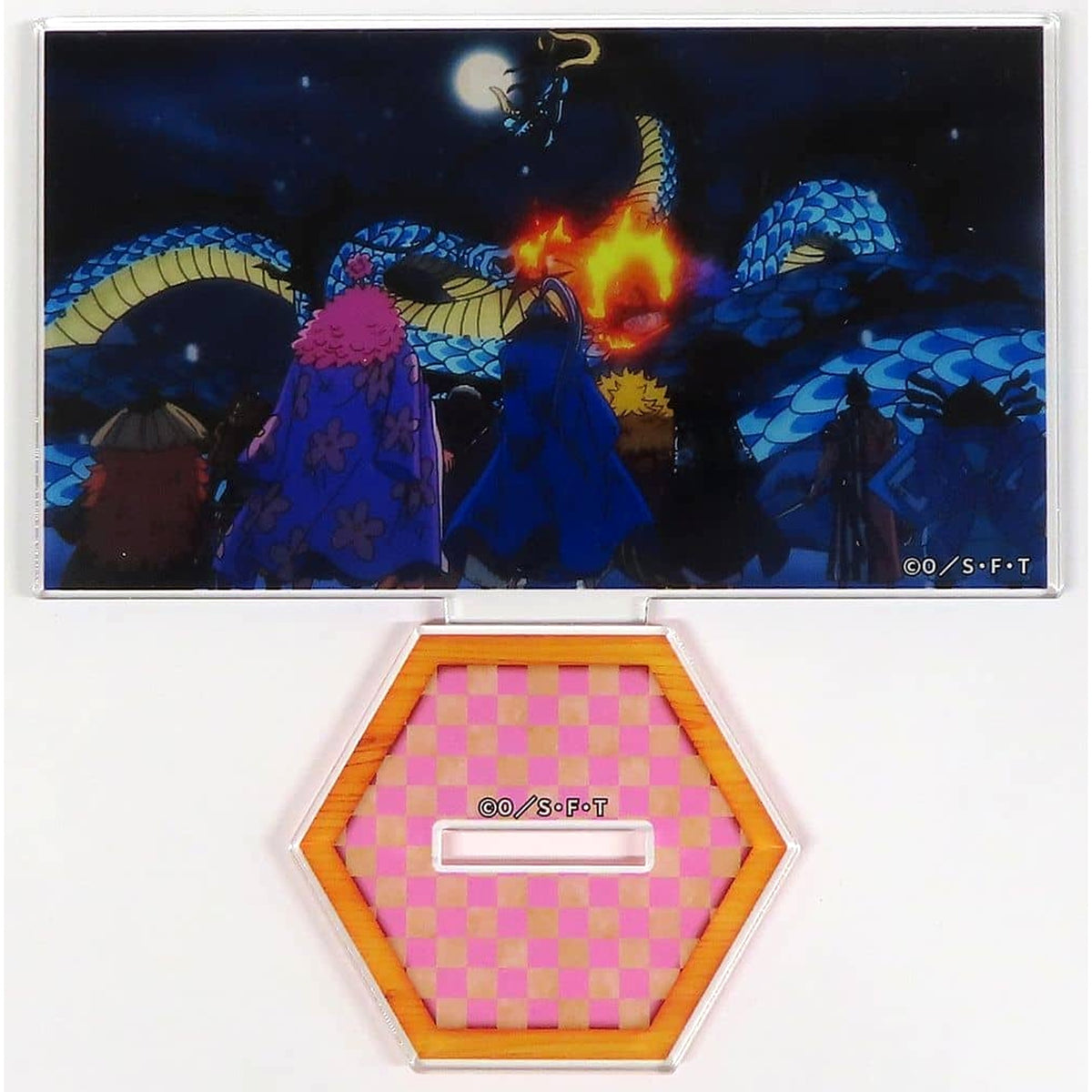 One Piece Akazaya Nine & Kaido Trading Scene Photo Acrylic Stand Vol. 4 Acrylic Stands [USED]