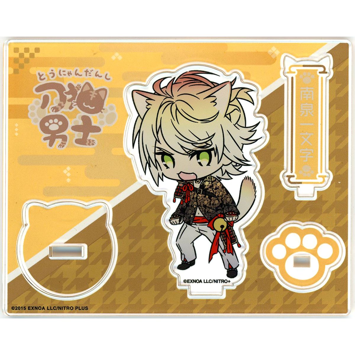 Nansen Ichimonji Touken Ranbu ONLINE Touneko Danshi Acrylic Stand POP UP STORE Touken Neko Danshi [USED]
