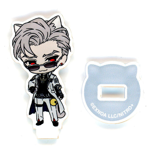 Sanchoumou Touken Ranbu ONLINE Touneko Danshi POP UP STORE Touken Neko Danshi Mini Acrylic Character Stand Collection Round 7 [USED]