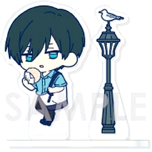 Rin Itoshi 3. Mini Character Acrylic Stand Let's Go Out! 2 Vol. 2 Blue Lock [USED]