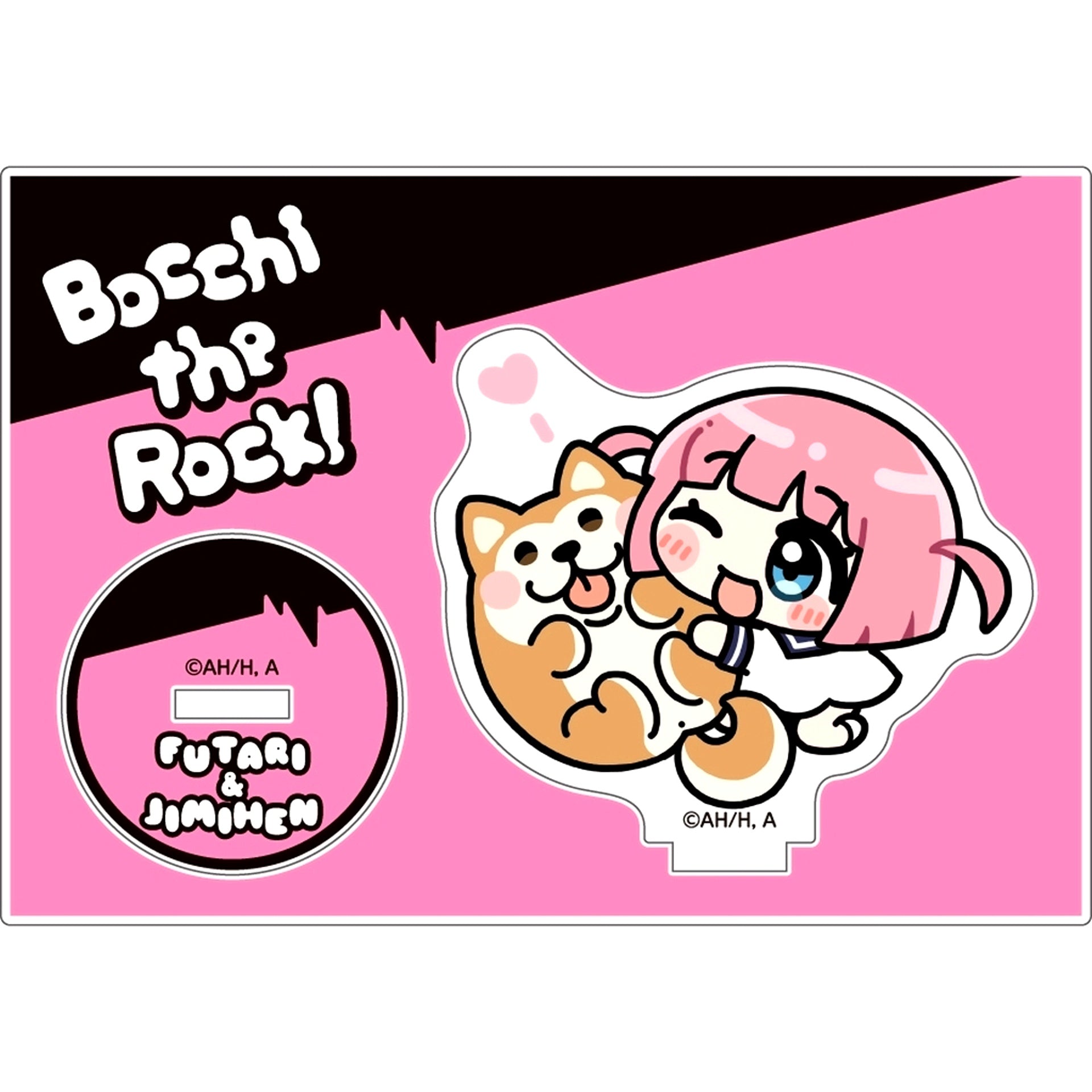 Futari Gotoh & Jimihen Acrylic Stand Bocchi the Rock! [USED]