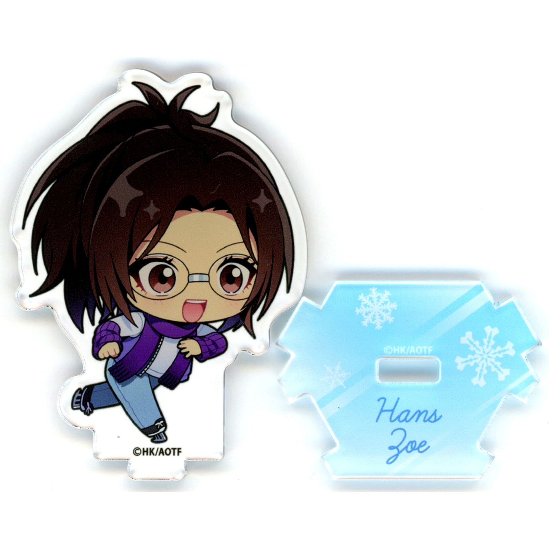 Hange Zoe Yoshi 06 Attack on Titan Marukuji Chibi Skate Ver. Acrylic Stand [USED]
