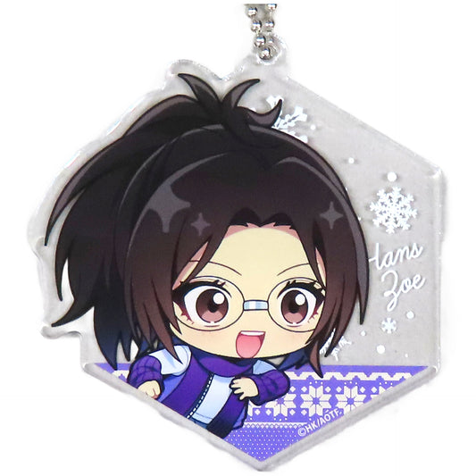 Attack on Titan Hange Zoe Marukuji Acrylic Keychain Chibi Chara Skate Ver. Moderate Luck 06 Keychains [USED]
