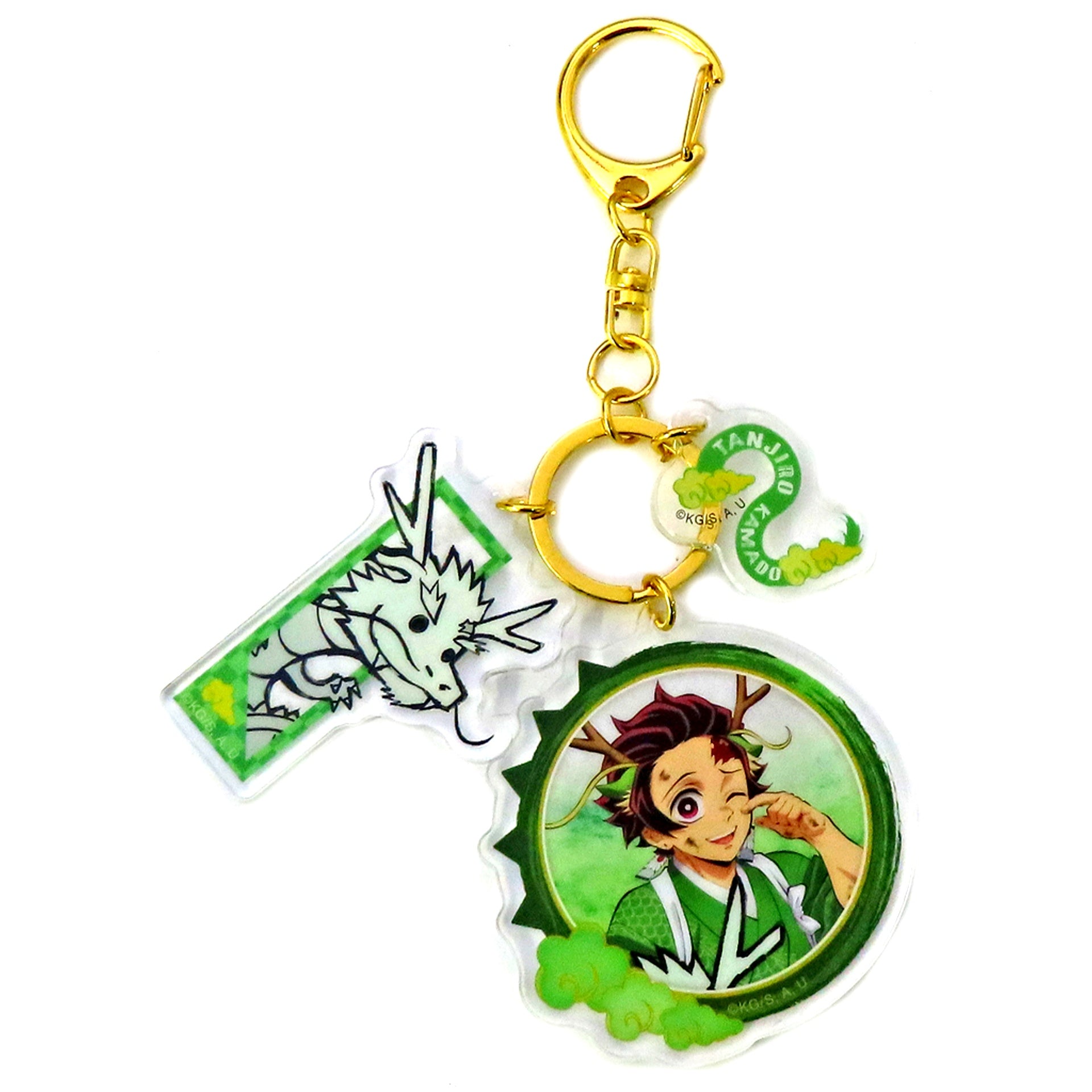 Tanjiro Kamado Demon Slayer: Kimetsu no Yaiba Kimetsusai Anime 5th Anniversary Year of the Dragon Combi Charm [USED]