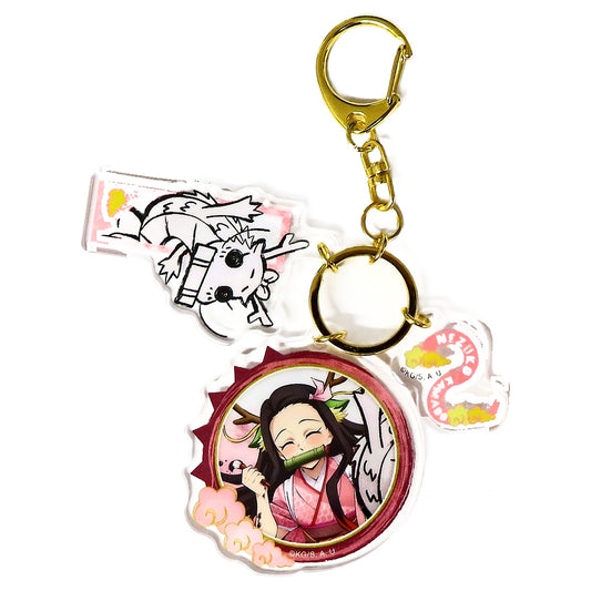Nezuko Kamado Demon Slayer: Kimetsu no Yaiba Year of The Dragon Random Combination Charm Demon Slayer Festival: Anime 5th Anniversary Festival Limited Charm [USED]