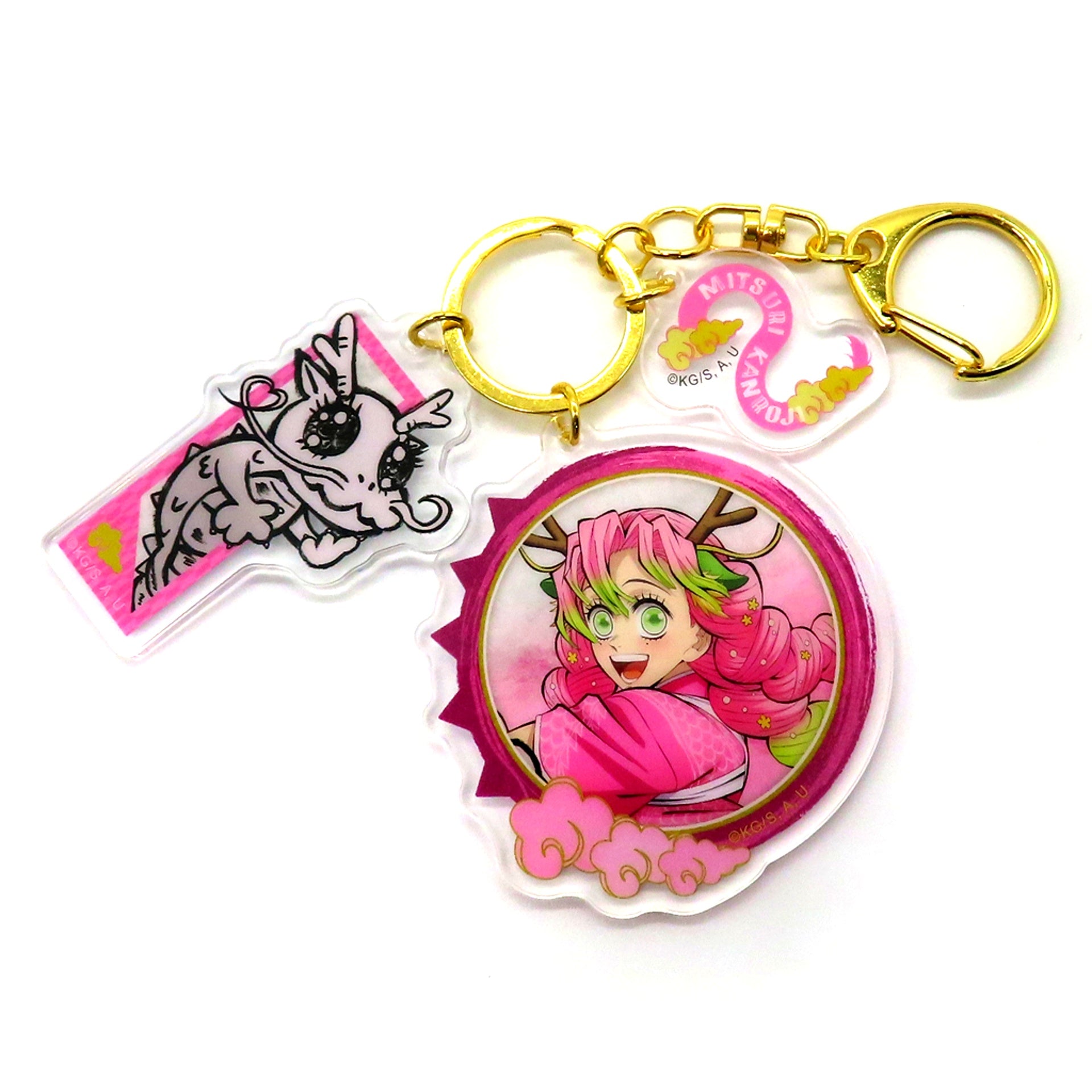 Mitsuri Kanroji Demon Slayer Kimetsu no Yaiba Kimetsu Festival Anime 5th Anniversary Festival Year of the Dragon Random Combination Charm [USED]