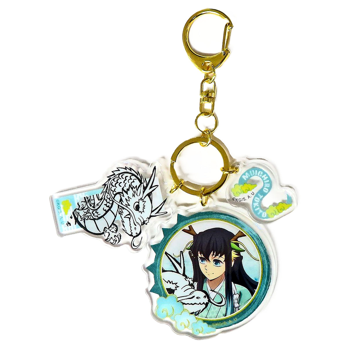 Muichirou Tokitou Demon Slayer: Kimetsu no Yaiba Year of The Dragon Random Combination Charm Demon Slayer Festival: Anime 5th Anniversary Festival Limited Charm [USED]